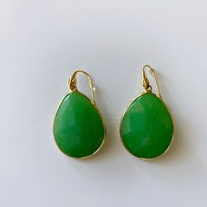 Stella & Dot Jade Serenity Drop Earrings